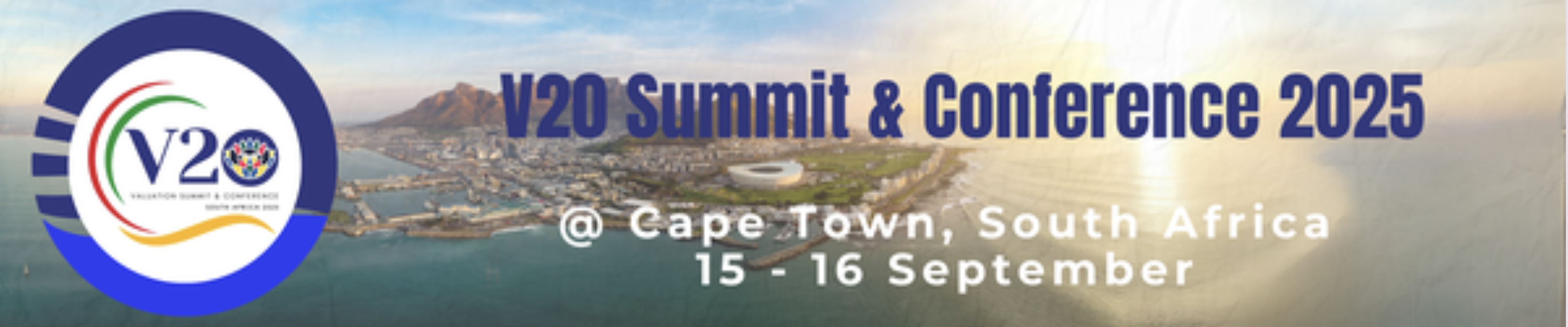 Banner for V20 Summit & Conference 2025 - Cape Town